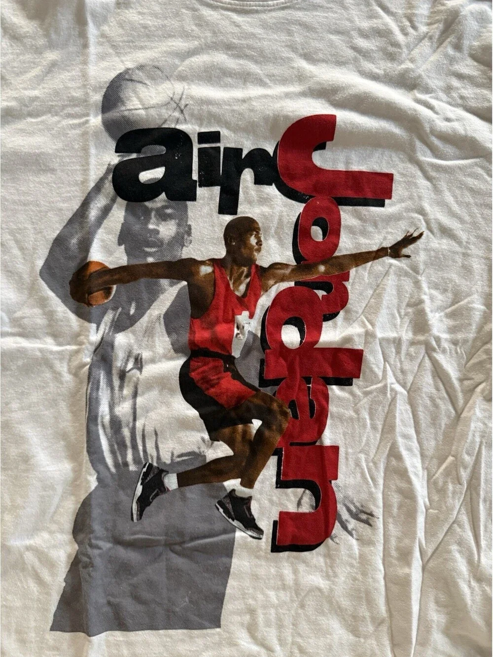 Nike Air Jordan Michael Jordan Photo Graphic T-Shirt Men’s Large White Rare Air